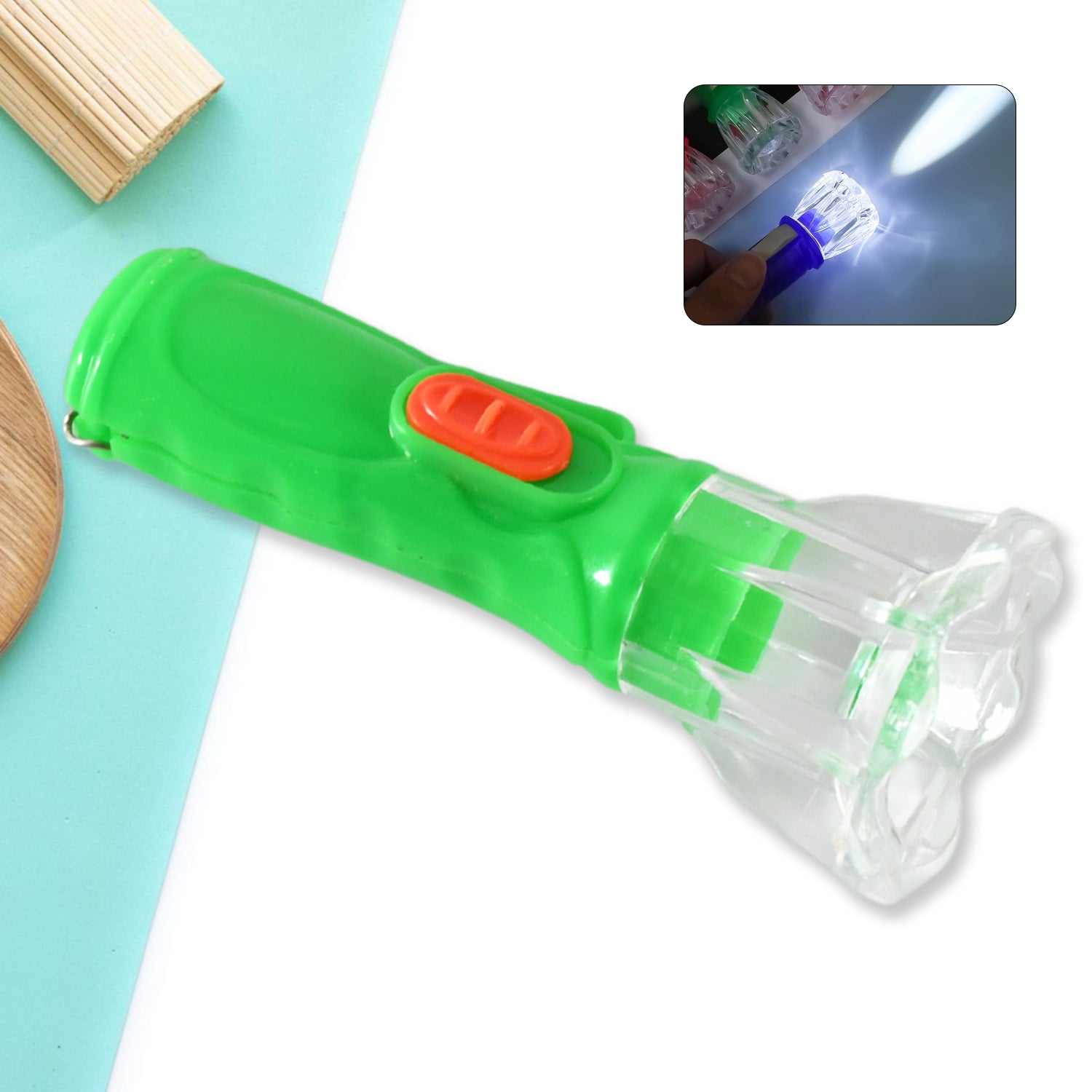 Small Plastic Torch for Kids, Plastic LED Flashlight Torch, Beautiful Attractive Good Gift Item, Pocket Torch for Kids (1 Pc) - Bhavnagar Deodap