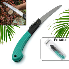 Folding Handsaw, Pruning Saws for Tree Trimming Camping, Gardening, Hunting. Cutting Wood, PVC, Bone - Bhavnagar Deodap