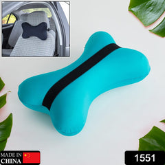 Microbead Roll Neck Pillow Mini Microbeads Bone Type Travel Pillow Soft Cushion Back Head Neck Support - Bhavnagar Deodap