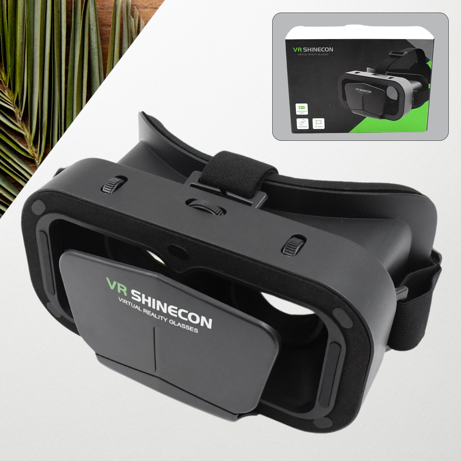 3d VR Headset Compatible with iPhone & Android Virtual Reality VR Goggles For 3D VR Movies Video Games (1 Pc) - Bhavnagar Deodap