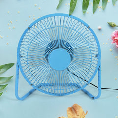 Big USB Table Desk Personal Metal Electronic Fan, Compatible with Computers, Laptops, Student Dormitory, Suitable For Office, School Use (1 Pc) - Bhavnagar Deodap