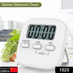 Digital Kitchen Timer with Alarm | Stop Watch Timer for Kitchen | Kitchen Timer with Magnetic Stand |Timer Clock for Study - Bhavnagar Deodap