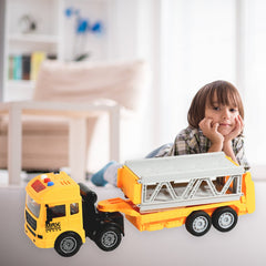 Realistic Long-Haul Toy Vehicle Transport Playset with Lights and Sound - Bhavnagar Deodap