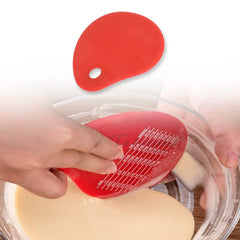 Silicone Cream Scraper Bread Cake Pastry Dough Slicer Hanging Cafe Kitchen Multi-Purpose Smooth Spatula Baking  (1 Pc) - Bhavnagar Deodap