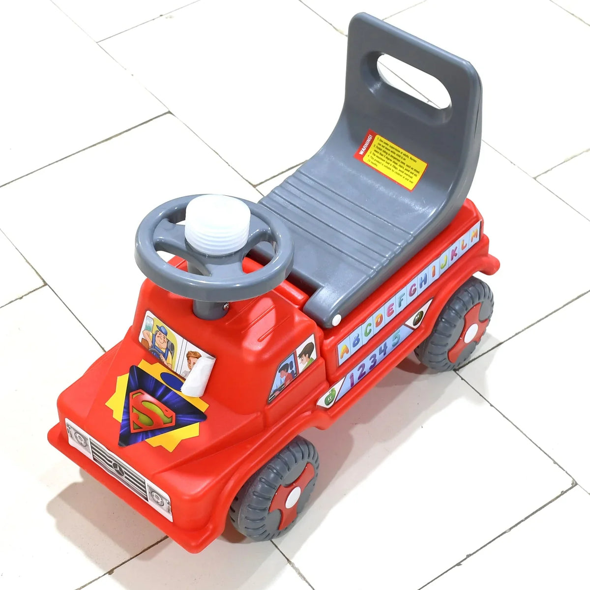 Baby Ride on Push Car for Kids | Kids Baby Big Car Ride on Toy with Backrest Musical Horn For Children Kids Toy Ride-on, Truck, Etc Suitable for Kids Boys / Girls  | Ride on Baby Car for Kids to Drive Boys, Girls - Bhavnagar Deodap