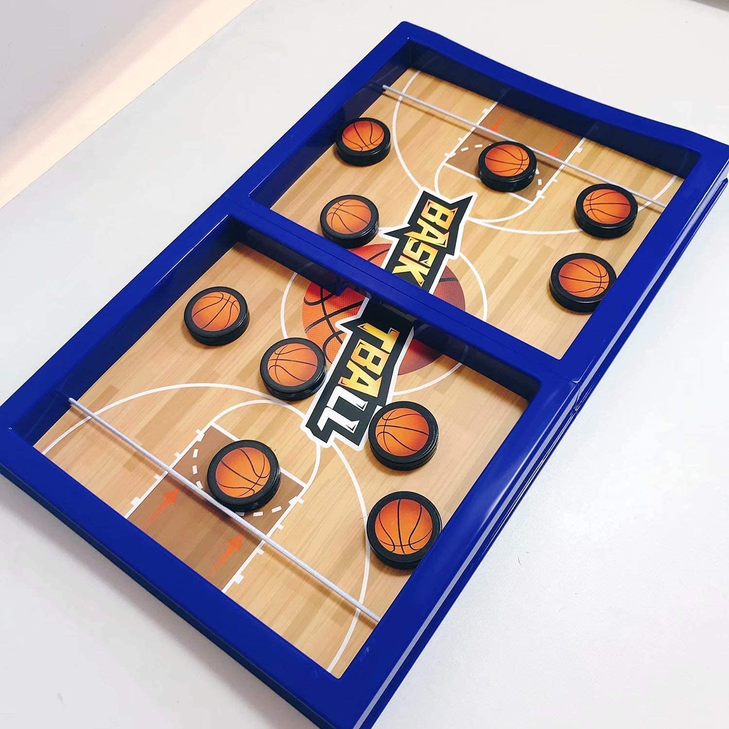 Fast Sling Basketball Puck Game Paced Table Desktop Battle Ice Hockey Game for Adults and Kids Parent-Child Winner Board Games Interactive Toy, Desktop Table Game - Bhavnagar Deodap