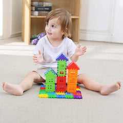 3911A 176PCS HOUSE BLOCKS TOY USED IN ALL KINDS FOR ENJOYING PURPOSES 