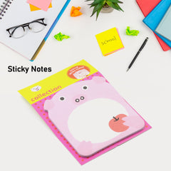 Animal Sticky Notes, Cute Animal Sticky Memo Notes Self-Stick Note Pads for Animal Lovers Students Home Office (1 Pc / 20 Sheets ) - Bhavnagar Deodap