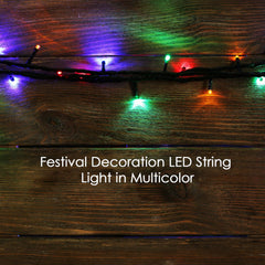 9Mtr Flower Design Home Decoration Electrical Series Light Home Decoration Diwali & Wedding LED Christmas String Light Indoor and Outdoor Light ,Festival Decoration Led String Light, Multi-Color Light (36L 9Mtr) - Bhavnagar Deodap