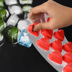 Silicone Mold Ice Cube Tray Creative Sweet Multi Type Ice Tray Buckets, Ice Cube Trays Multi Fruit Shape Ice Tray (1 Pc) - Bhavnagar Deodap