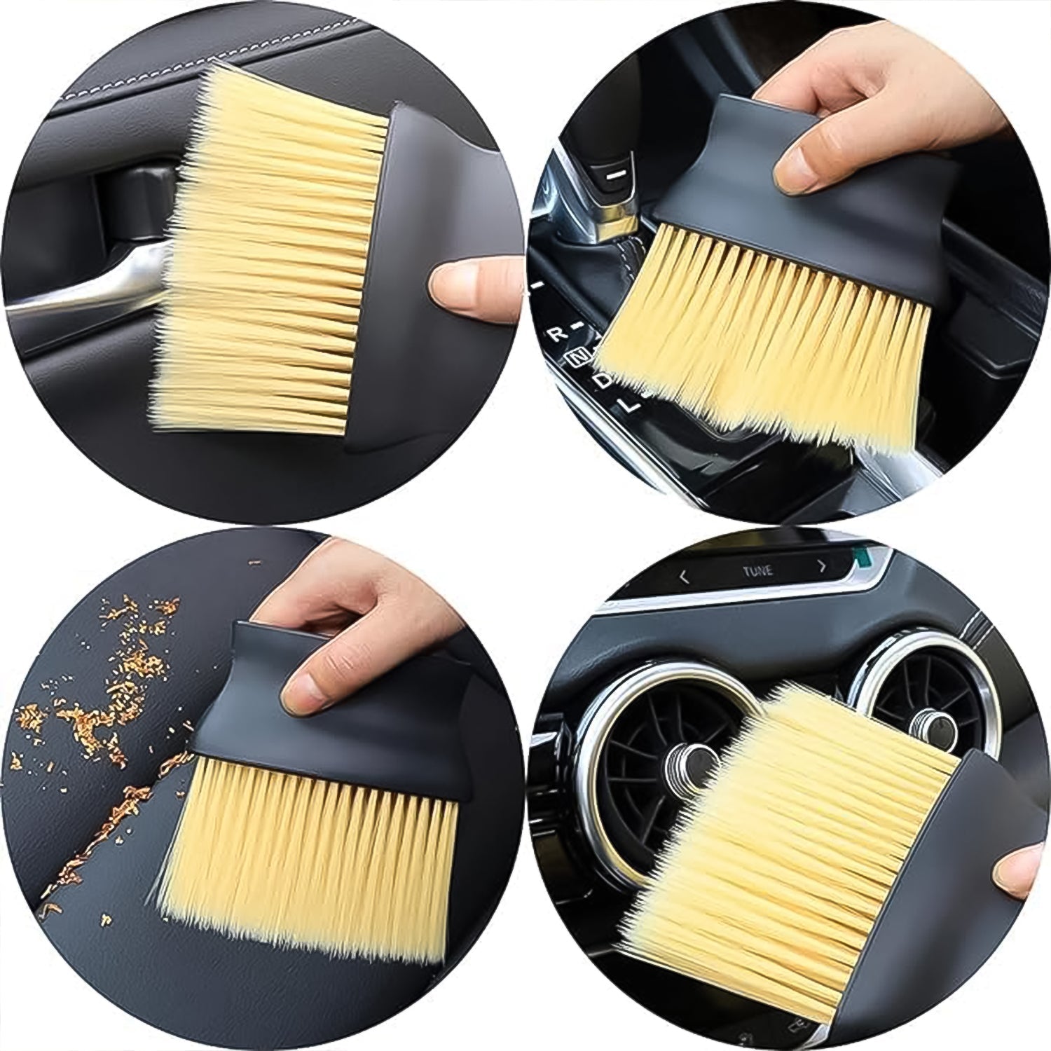 Multipurpose Soft Car Air Conditioner Cleaner Brush (1 Pc) - Bhavnagar Deodap