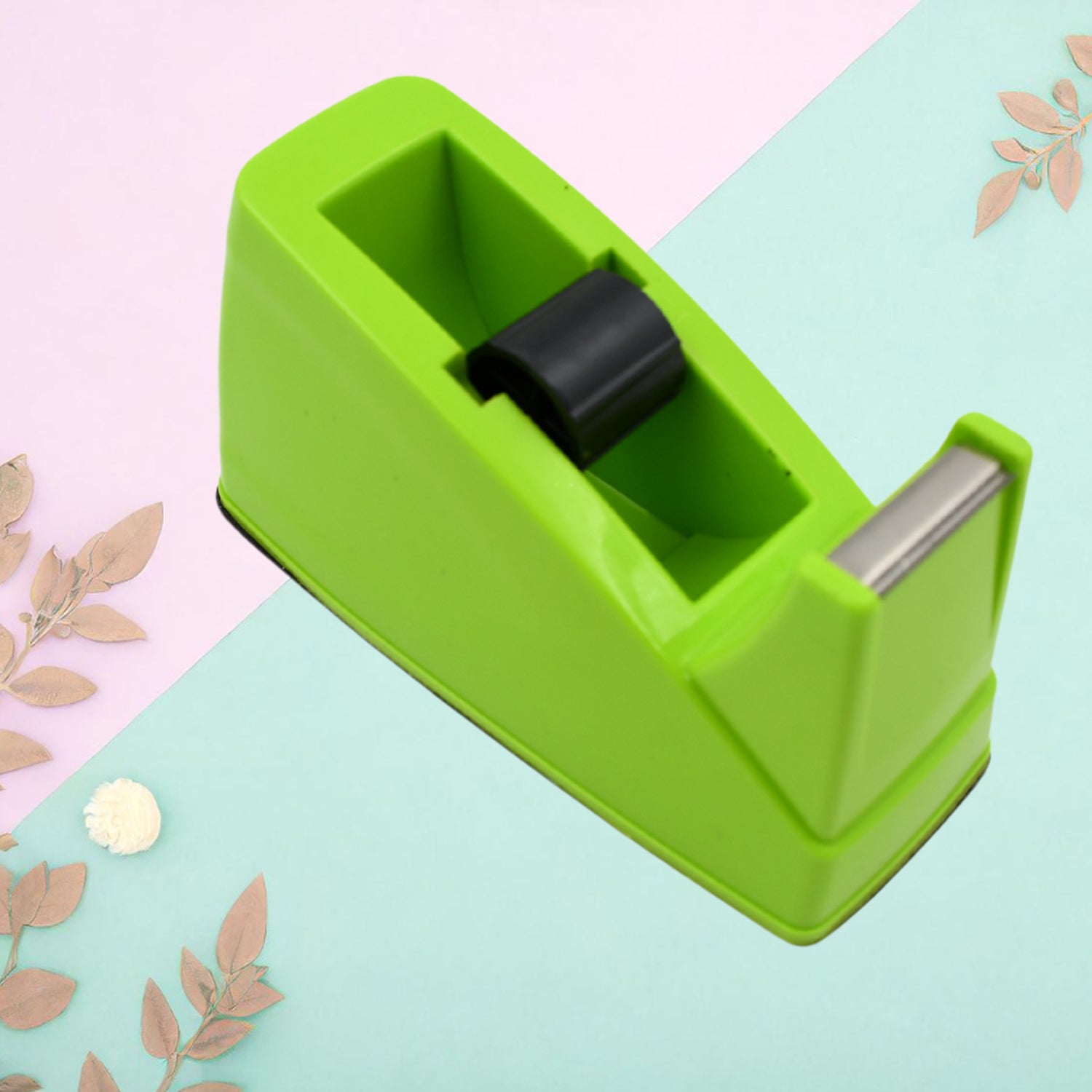 Plastic Tape Dispenser Cutter for Home Office use, Tape Dispenser for Stationary, Tape Cutter Packaging Tape School Supplies (1 pc / 515 Gm) - Bhavnagar Deodap