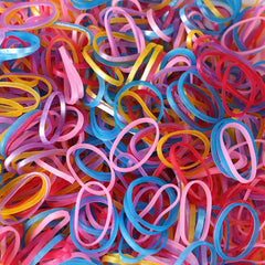 Rubber Band For Office/Home and Kitchen Accessories Item Products, Elastic Rubber Bands, Flexible Reusable Nylon Elastic Unbreakable, For Stationery, School  Multicolor (0.75 Inch, 50 GM) - Bhavnagar Deodap