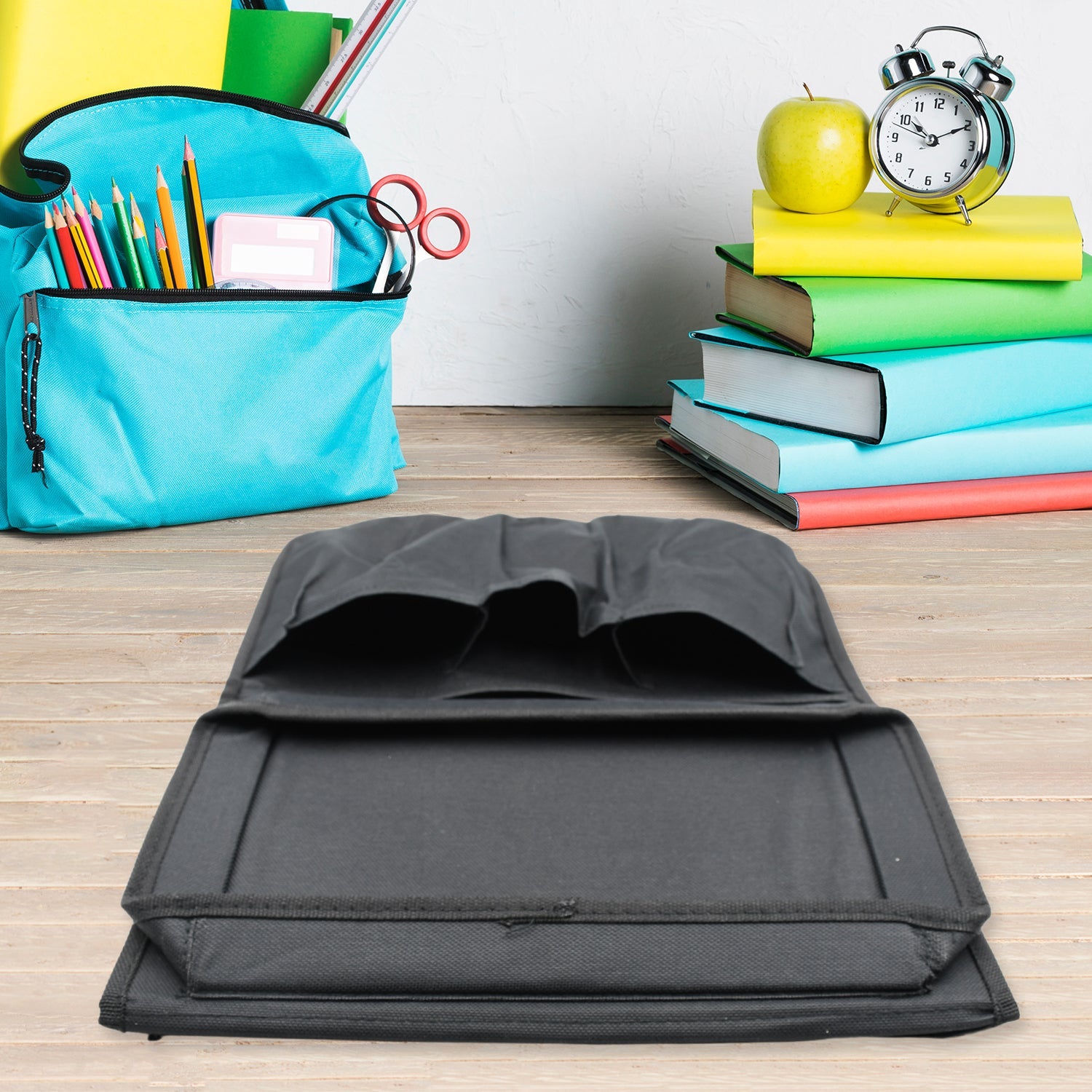 Sofa Arm Rest Hanging Storage Bag, Storage Bag for Sofa Ideal for Sorting Magazines iPad Books (Black) - Bhavnagar Deodap