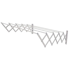 Foldable Extendable Drying Rack | Suitable for Hanging All Types of Clothes | Ideal for Interior and Exterior, Made of High Resistance Aluminum for Bathroom Indoor Outdoor - Bhavnagar Deodap