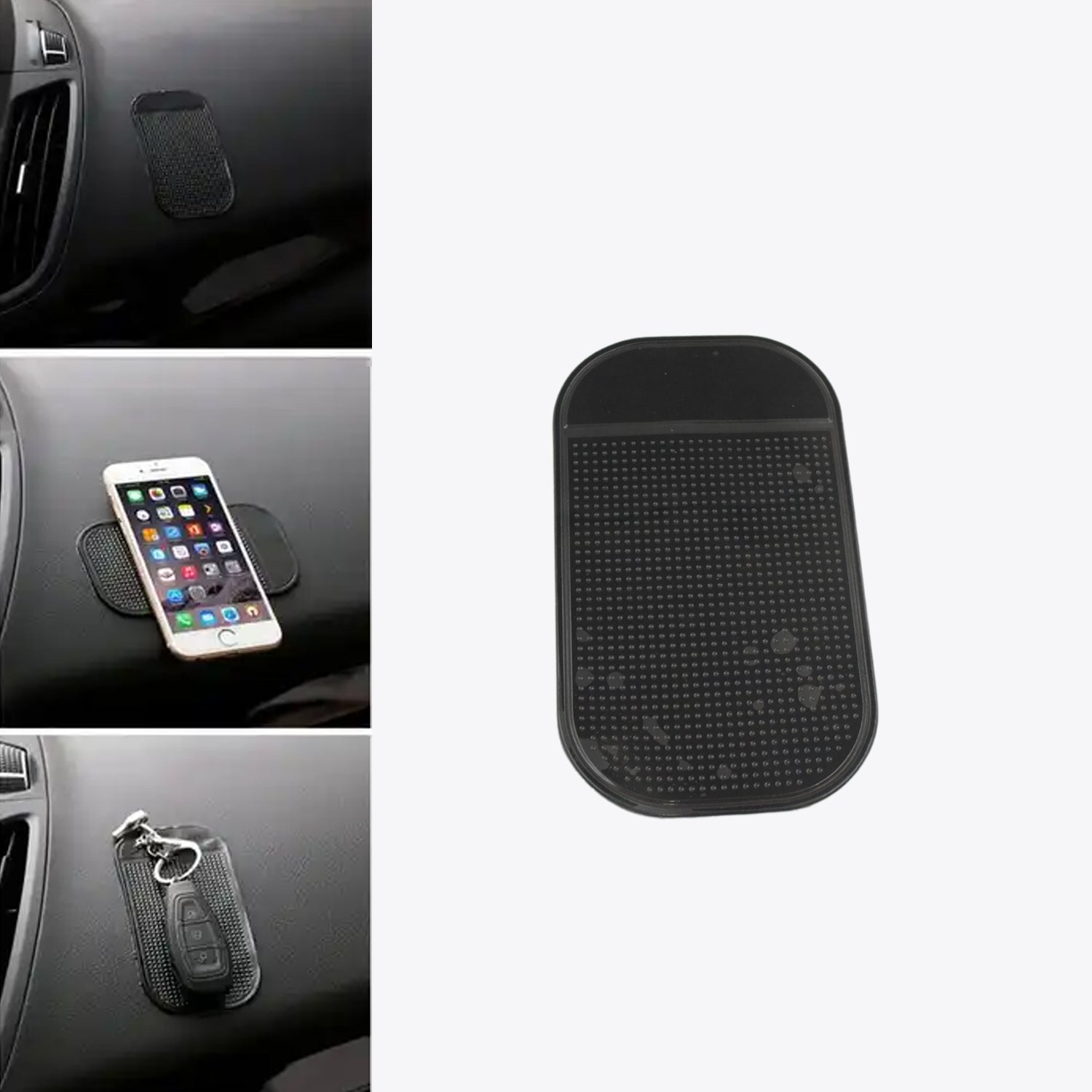 Car Non-Slip Mat Car Holder, Non-Slip Mat Anti-Slip Car Gel Pads  Adhesive Mat Non-Slip Mat Car Dashboard for Other Equipment such as Mobile Phones Keys Glasses (1 Pc) - Bhavnagar Deodap