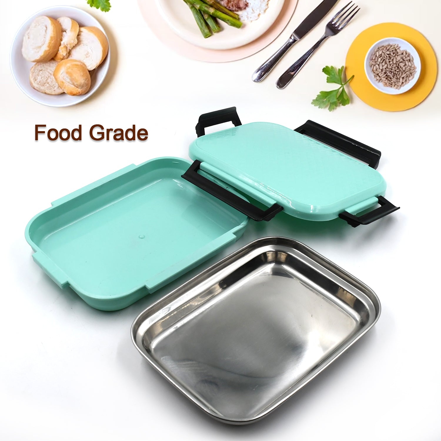 Leakproof Lunch Box Set: School & Outdoor Meals (Insulated) - Bhavnagar Deodap