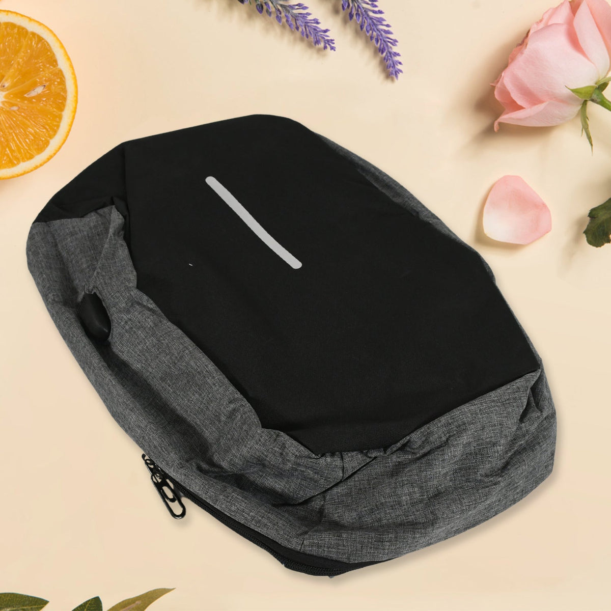 WATERPROOF ANTI THEFT CROSSBODY FANNY PACK WAIST BAG PU LEATHER SHOULDER BAGS CHEST MEN CASUAL FASHION USB CHARGING EARPHONE HOOK SLING TRAVEL MESSENGERS BAG - Bhavnagar Deodap