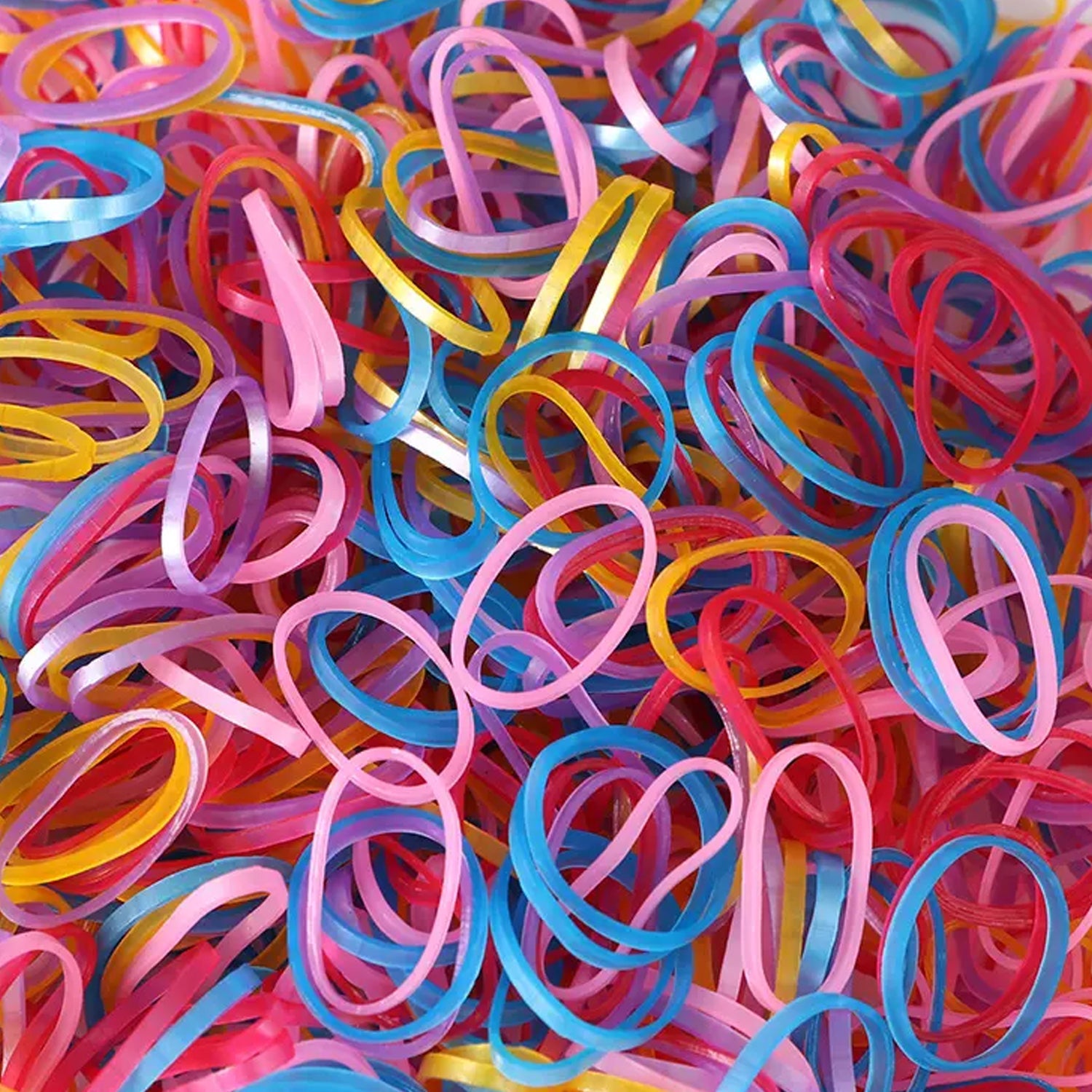 Multicolor Rubber Bands (Elastic & Reusable, Office & Home) - Bhavnagar Deodap