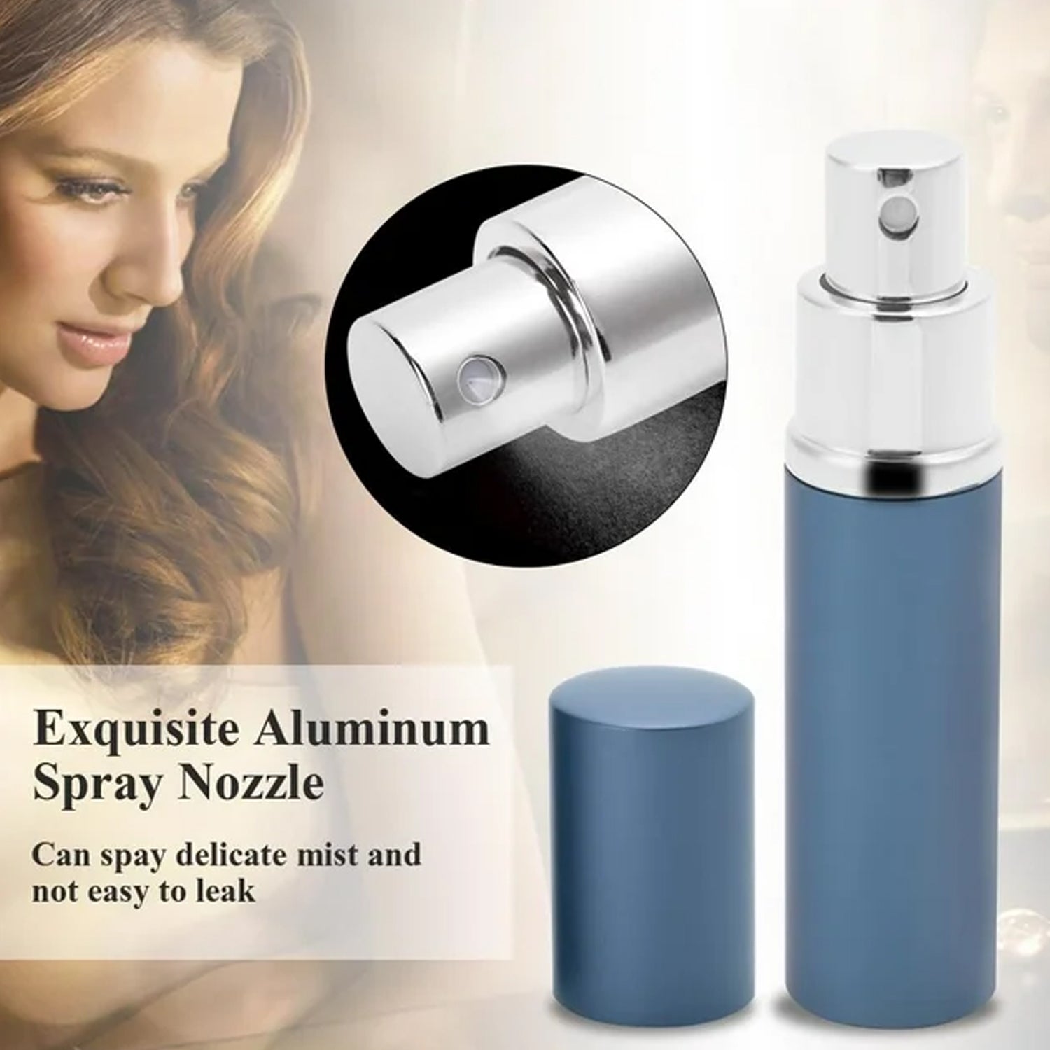 Refillable Fine Mist Spray Bottle for Perfume, Sanitizer, Travel Beauty & Makeup - 1 Pc - Bhavnagar Deodap