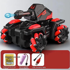 New Remote Control Vehicle 4wd Off Road Climbing Vehicle Water Bomb Armored Tank Battle Launcher Boys' Children's Toy Car (1 pc / With Remote) - Bhavnagar Deodap