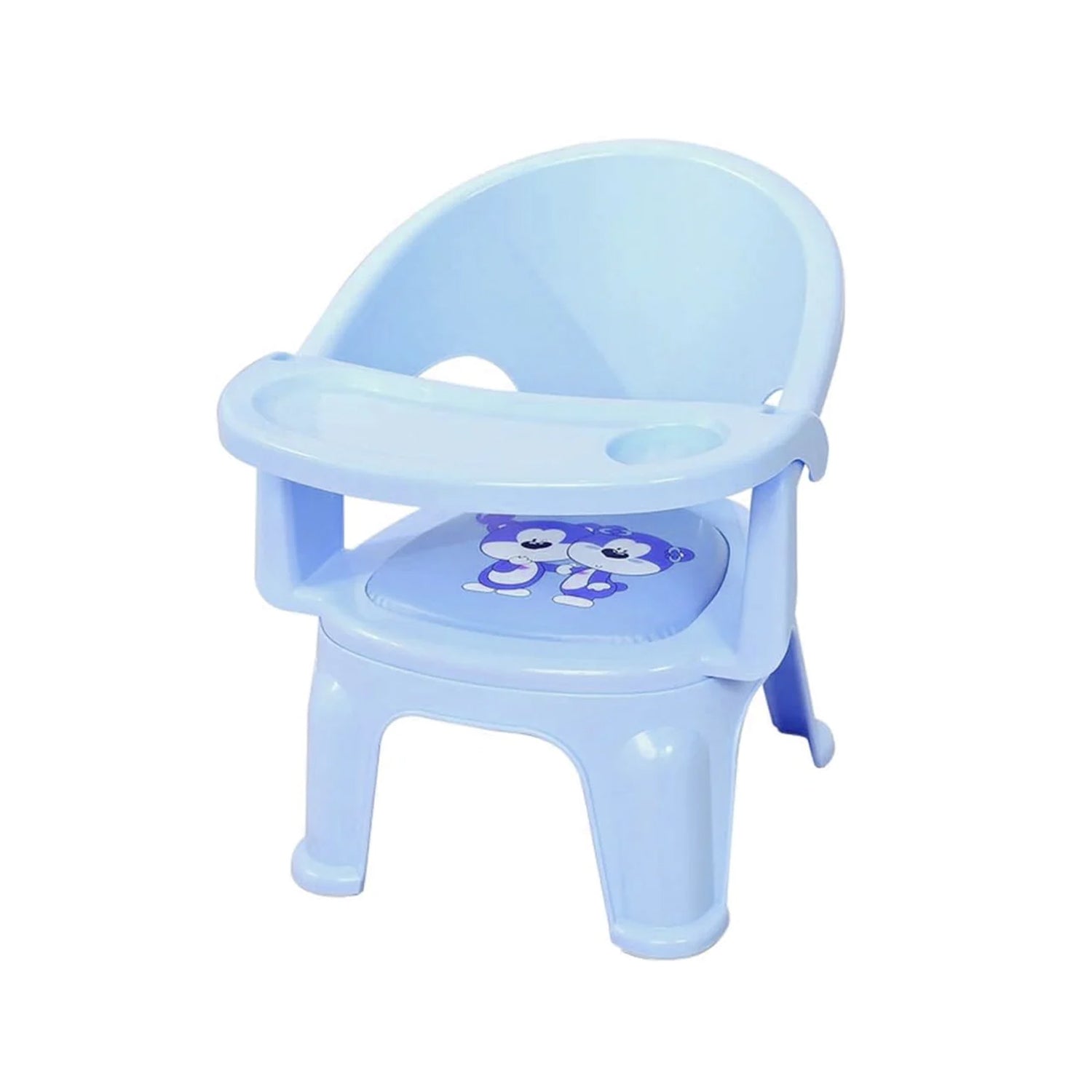 Baby Chair, with Tray Strong and Durable Plastic Chair for Kids/Plastic School Study Chair/Feeding Chair for Kids, Portable High Chair for Kids - Bhavnagar Deodap