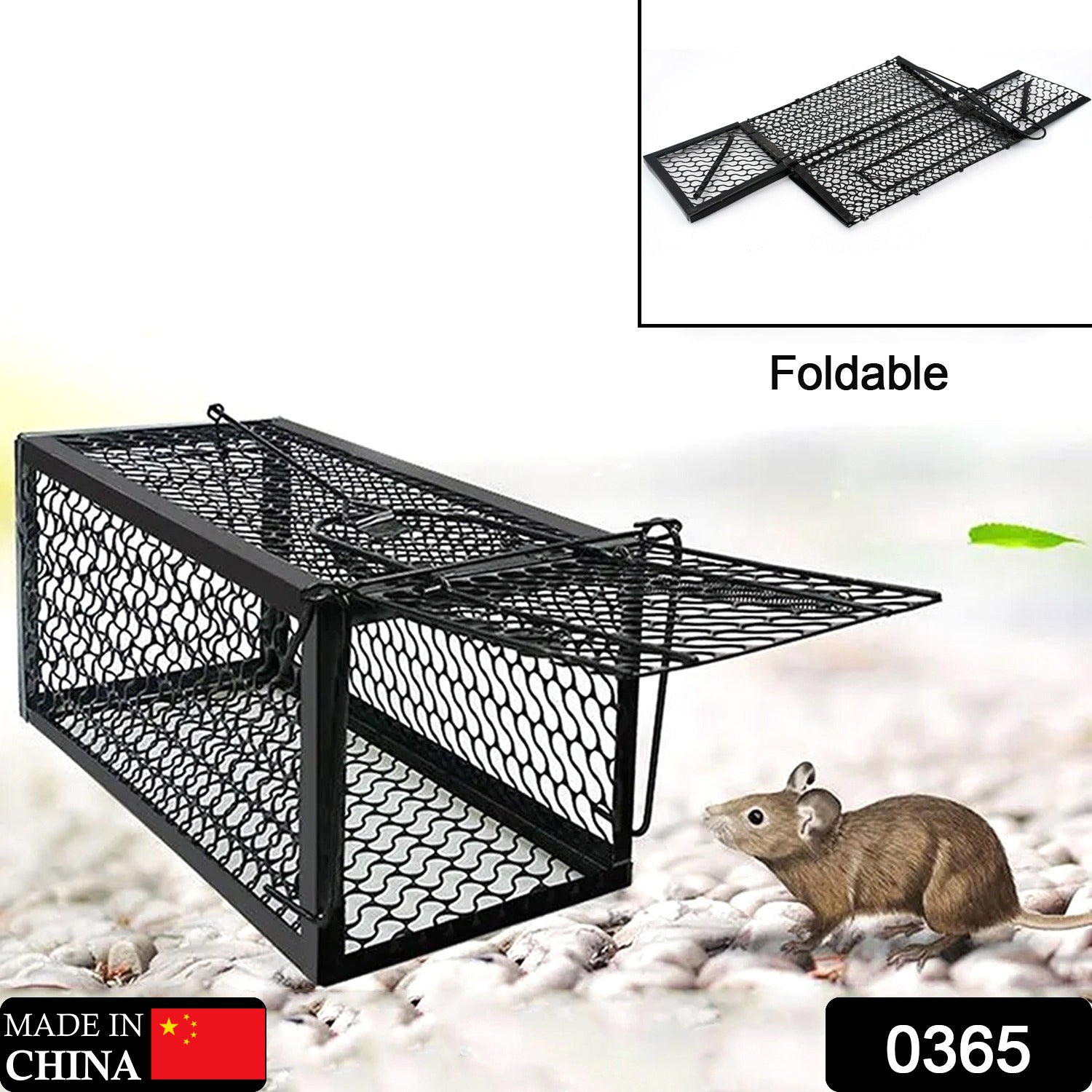 Foldable Mouse Trap Squirrel Trap Small Live Animal Trap Mouse Voles Hamsters Live Cage Rat Mouse Cage Trap for Mice Easy to Catch and Release - Bhavnagar Deodap