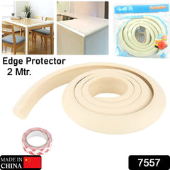 Corner Proofing Edge Protector Safe Corner Cushion for Table, Baby Safety Bumper Guard,Furniture, Bed, Soft Rubber Corner Protectors for Kids (2 Mtr) - Bhavnagar Deodap