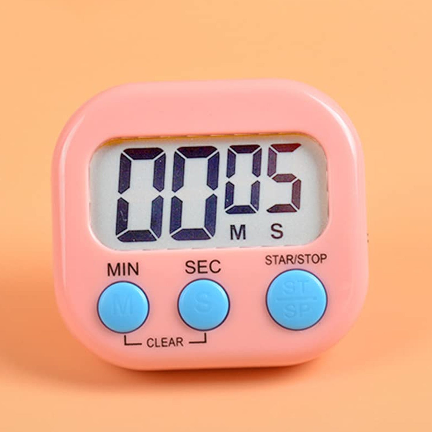 Digital Kitchen Timer Clear Big Digits 0-99 Min for Cooking Office Clock - Bhavnagar Deodap