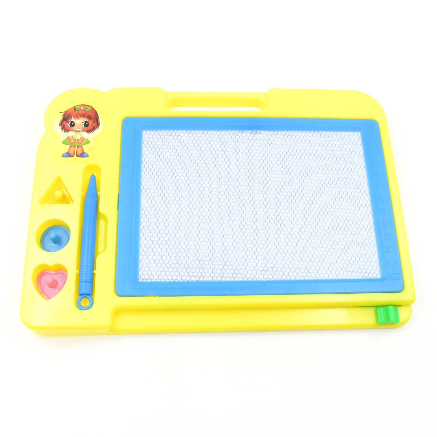 Children Magic Slate Pen Doodle Pad Erasable Drawing Easy Reading Writing Learning Graffiti Board Kids Gift Toy Magnetic Painting Sketch Pad for Baby Children (1 Pc Mix Color) - Bhavnagar Deodap