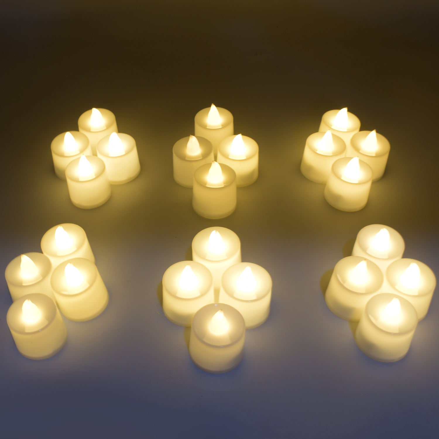 Festival Decorative - LED Tealight Candles | Battery Operated Candle Ideal for Party, Wedding, Birthday, Gifts (24pc) ( Diya , Divo , Diva , Deepak , Jyoti , - Bhavnagar Deodap