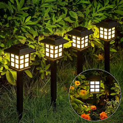 Big Solar Outdoor Lights, 6 Pack Waterproof Solar Pathway Lights, 10 Hrs Long-Lasting LED Landscape Lighting Solar Garden Lights, Solar Lights for Walkway Path Driveway Patio Yard & Lawn (6 Pc Set) - Bhavnagar Deodap