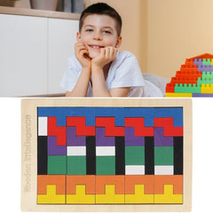 Wooden Blocks Puzzle Children's Educational Toys - Bhavnagar Deodap