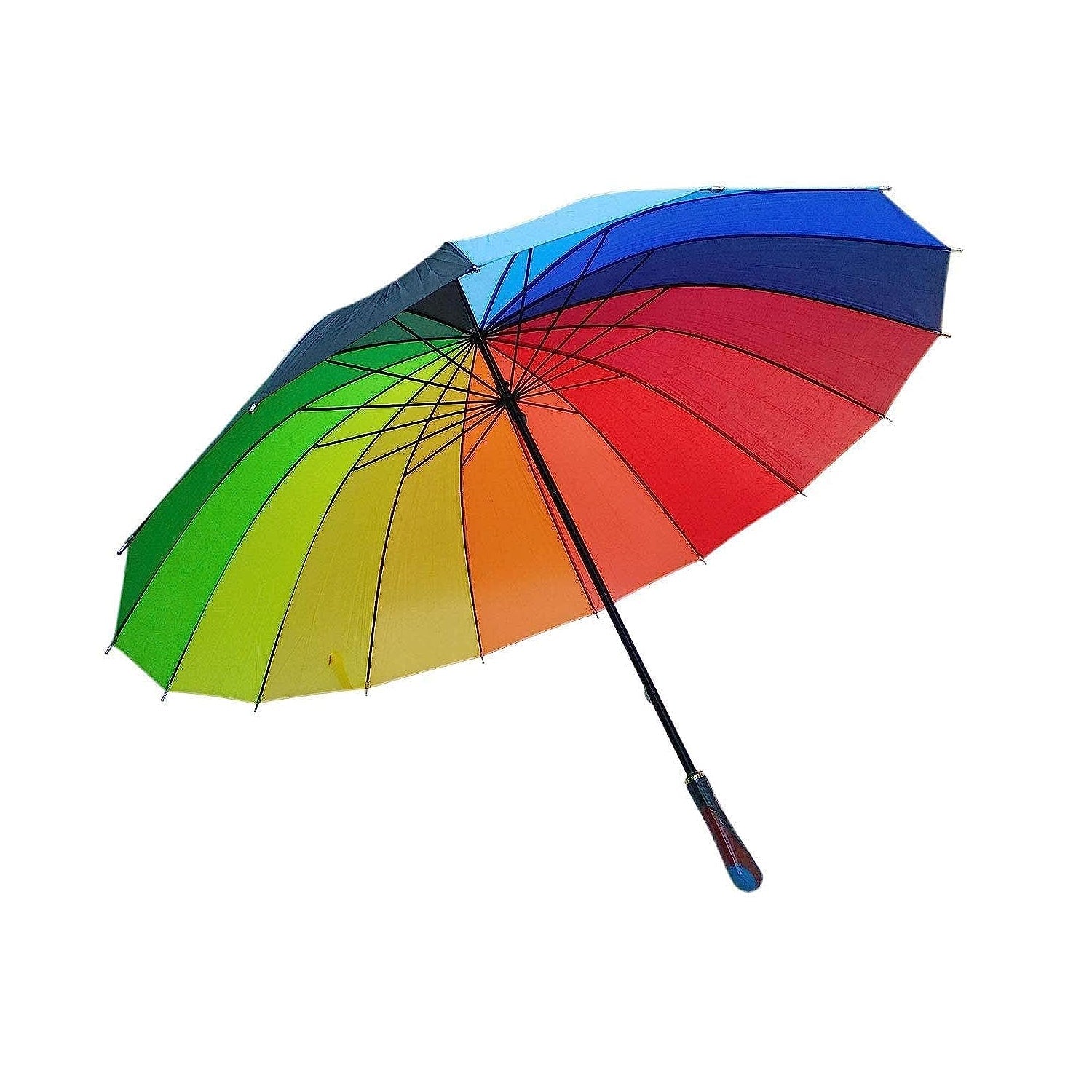 Rainbow Umbrella for Men & Women (Multicolor) - Bhavnagar Deodap