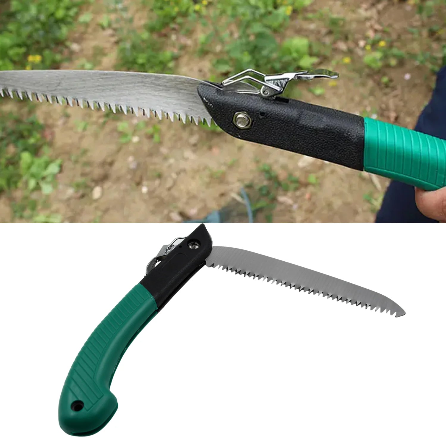 Folding Handsaw, Pruning Saws for Tree Trimming Camping, Gardening, Hunting. Cutting Wood, PVC, Bone - Bhavnagar Deodap