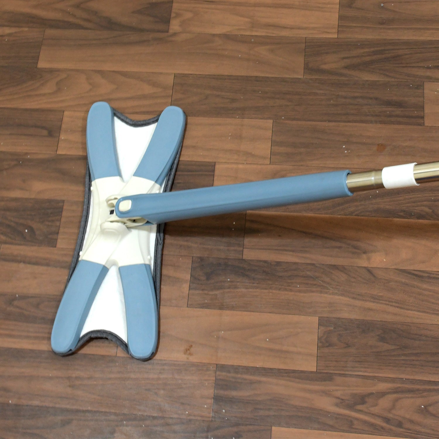 Adjustable 360° Flat Hand Mop: Floors, Walls, Ceilings (Easy Squeeze) - Bhavnagar Deodap