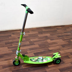 Basic Kids Ride On Leg Push Scooter for Boys and Girls (4 - 8 Years Old Kids) 3 Wheel Foldable Scooter Cycle with Height Adjustment for Boys and Girls Multi-Colour - Bhavnagar Deodap