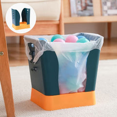 Expandable Trash Can (1 Pc): Plastic, Large Capacity, Kitchen & Bathroom - Bhavnagar Deodap