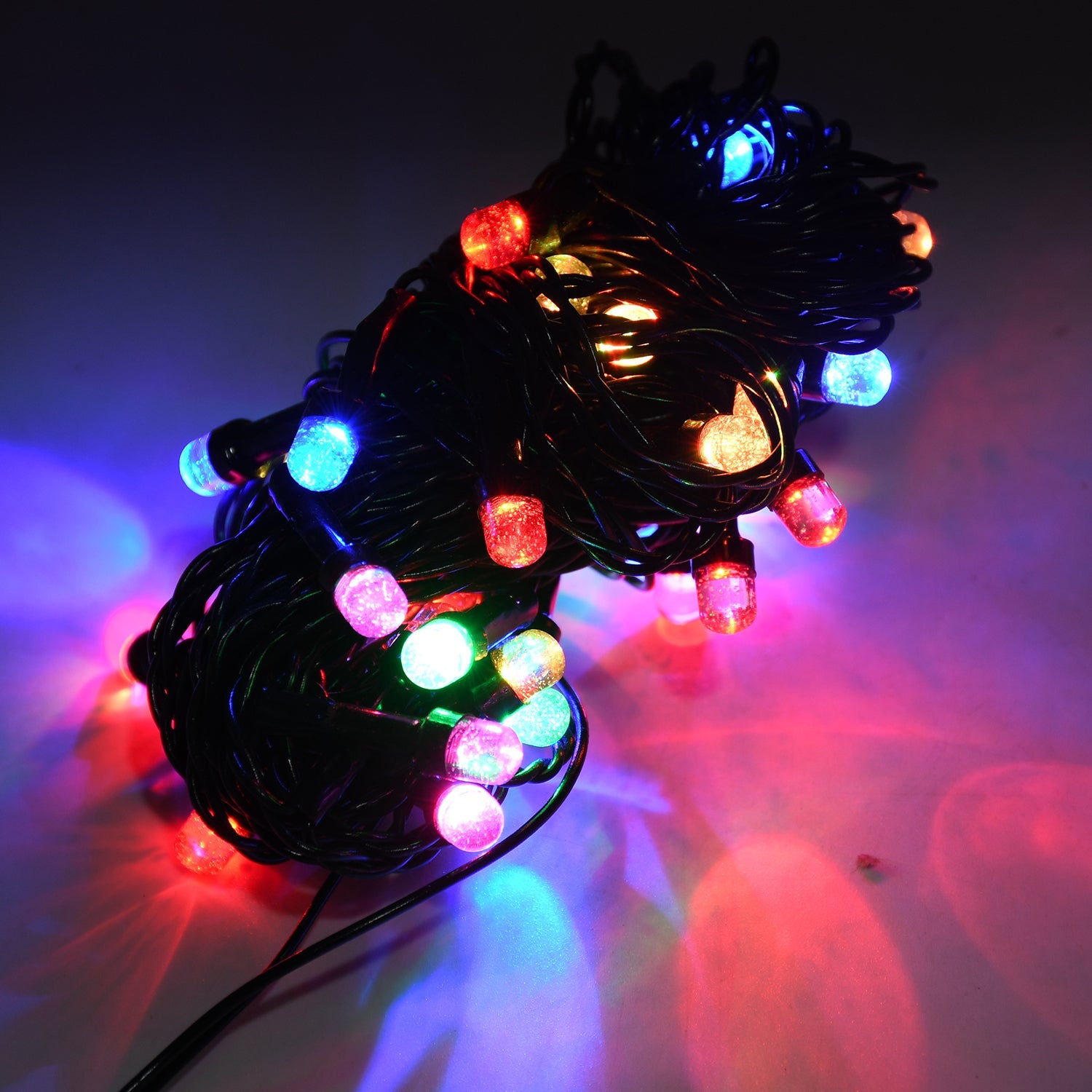 9Mtr Flower Design Home Decoration Electrical Series Light Home Decoration Diwali & Wedding LED Christmas String Light Indoor and Outdoor Light ,Festival Decoration Led String Light, Multi-Color Light (36L 9Mtr) - Bhavnagar Deodap