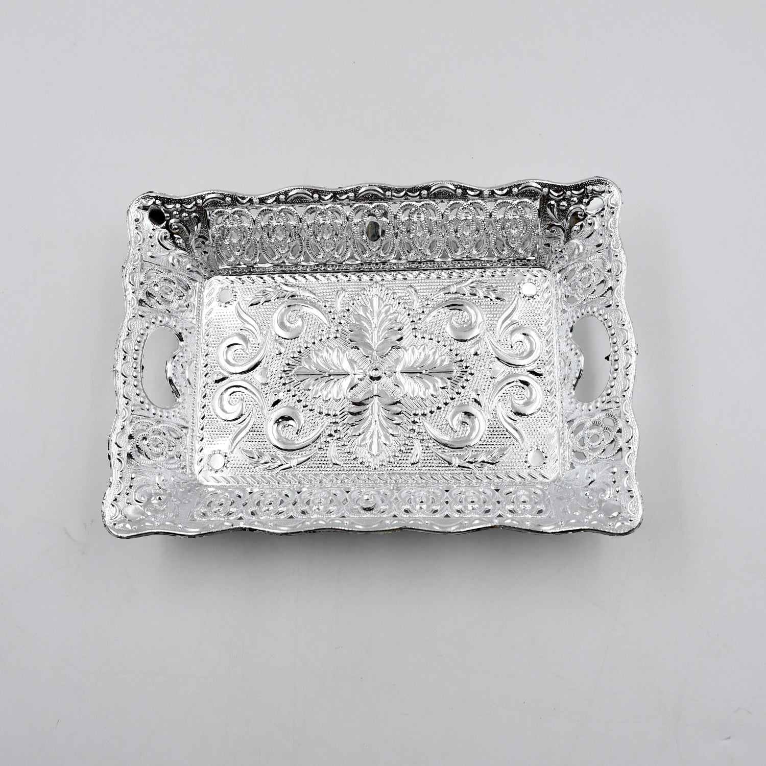 Decorative Mukhwas Serving Tray Serving Mukhwas Plate Fancy Candy Tray Dry Fruit Serving Tray - Bhavnagar Deodap