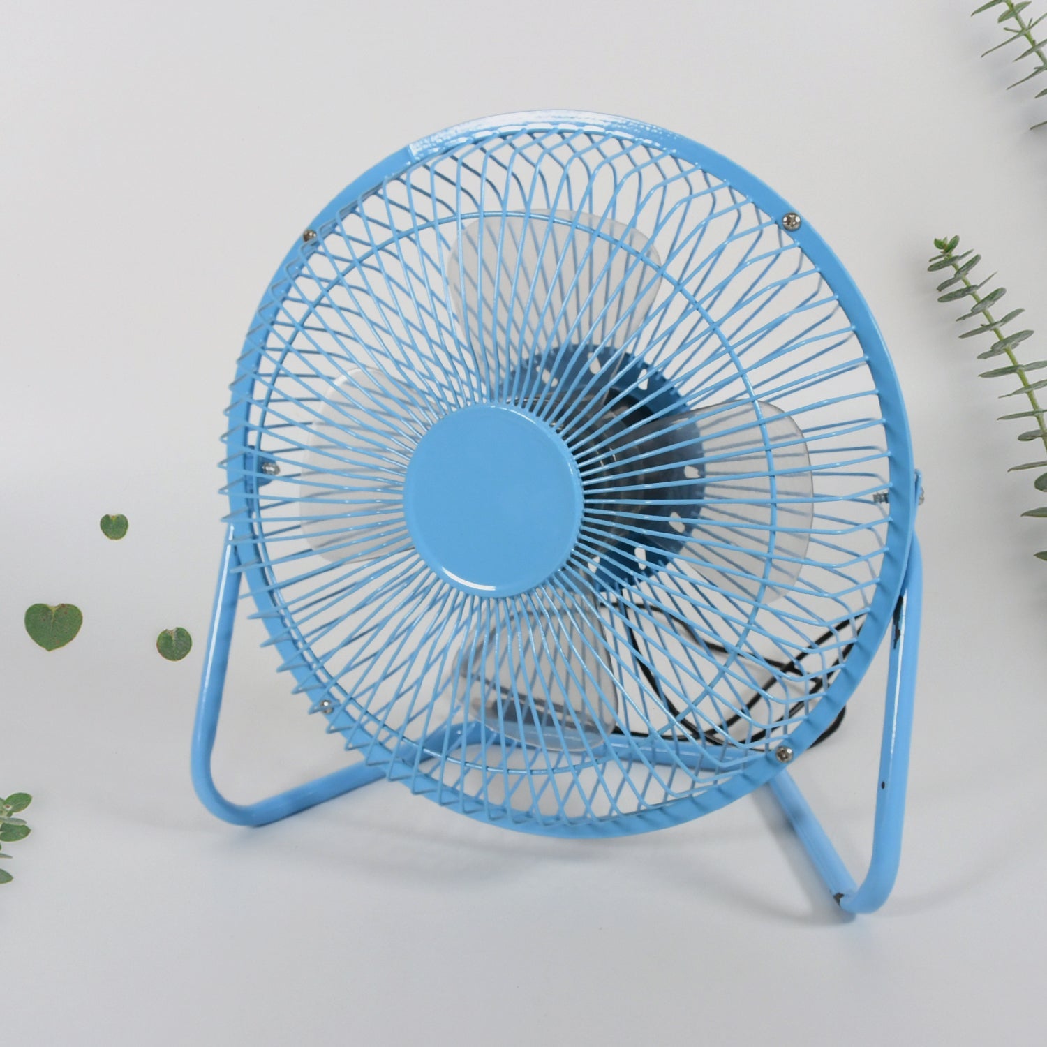 Big USB Table Desk Personal Metal Electronic Fan, Compatible with Computers, Laptops, Student Dormitory, Suitable For Office, School Use (1 Pc) - Bhavnagar Deodap