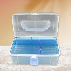 Plastic Art Storage Box Painting Supplies Multipurpose Case Meidum Size with Handle for Artists Students Medine Tools Cosmetics Fishing Supplies, for Artists Students - Bhavnagar Deodap