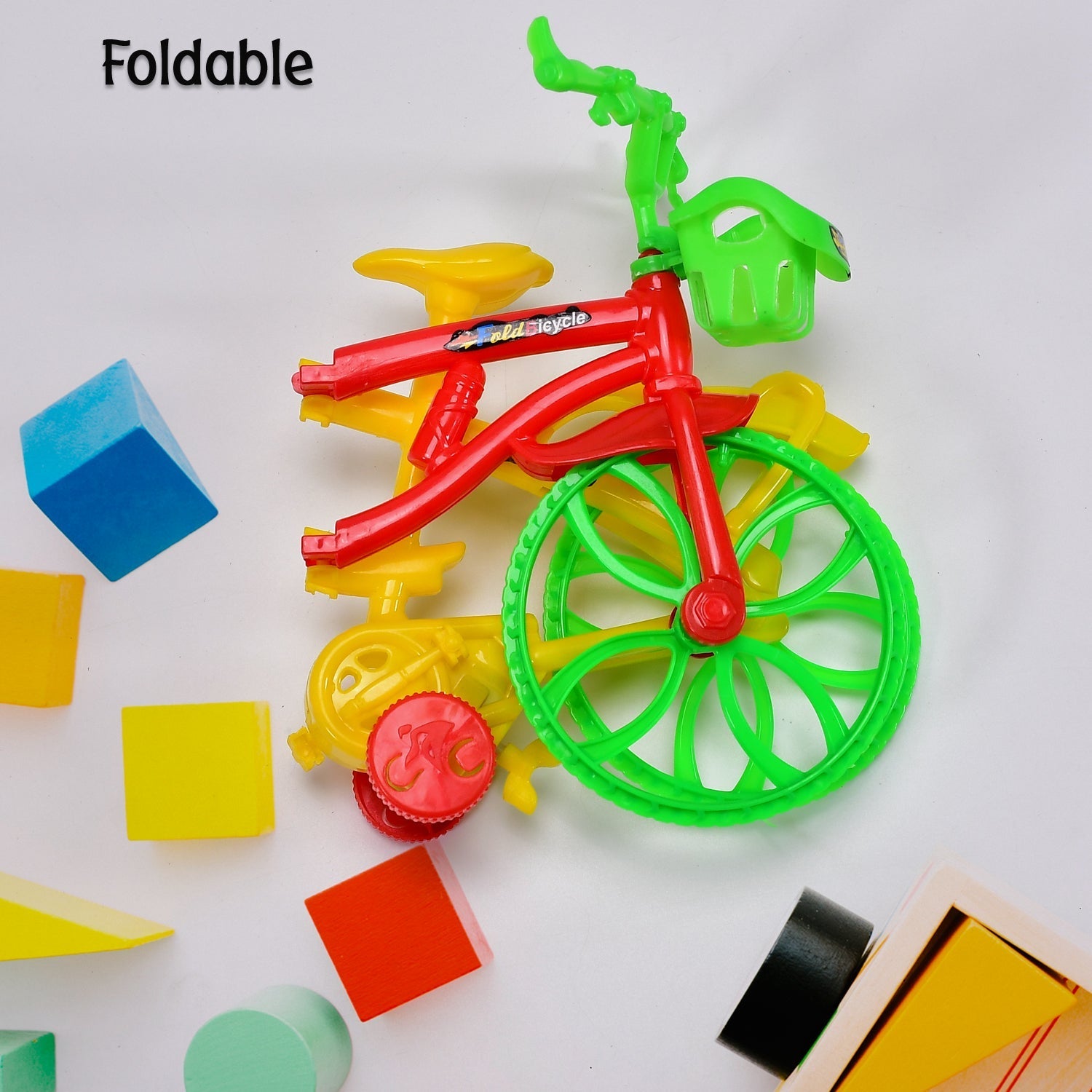 4457 Plastic Foldable Kids Bicycle Toy 