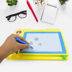 Children Magic Slate Pen Doodle Pad Erasable Drawing Easy Reading Writing Learning Graffiti Board Kids Gift Toy Magnetic Painting Sketch Pad for Baby Children (1 Pc Mix Color) - Bhavnagar Deodap