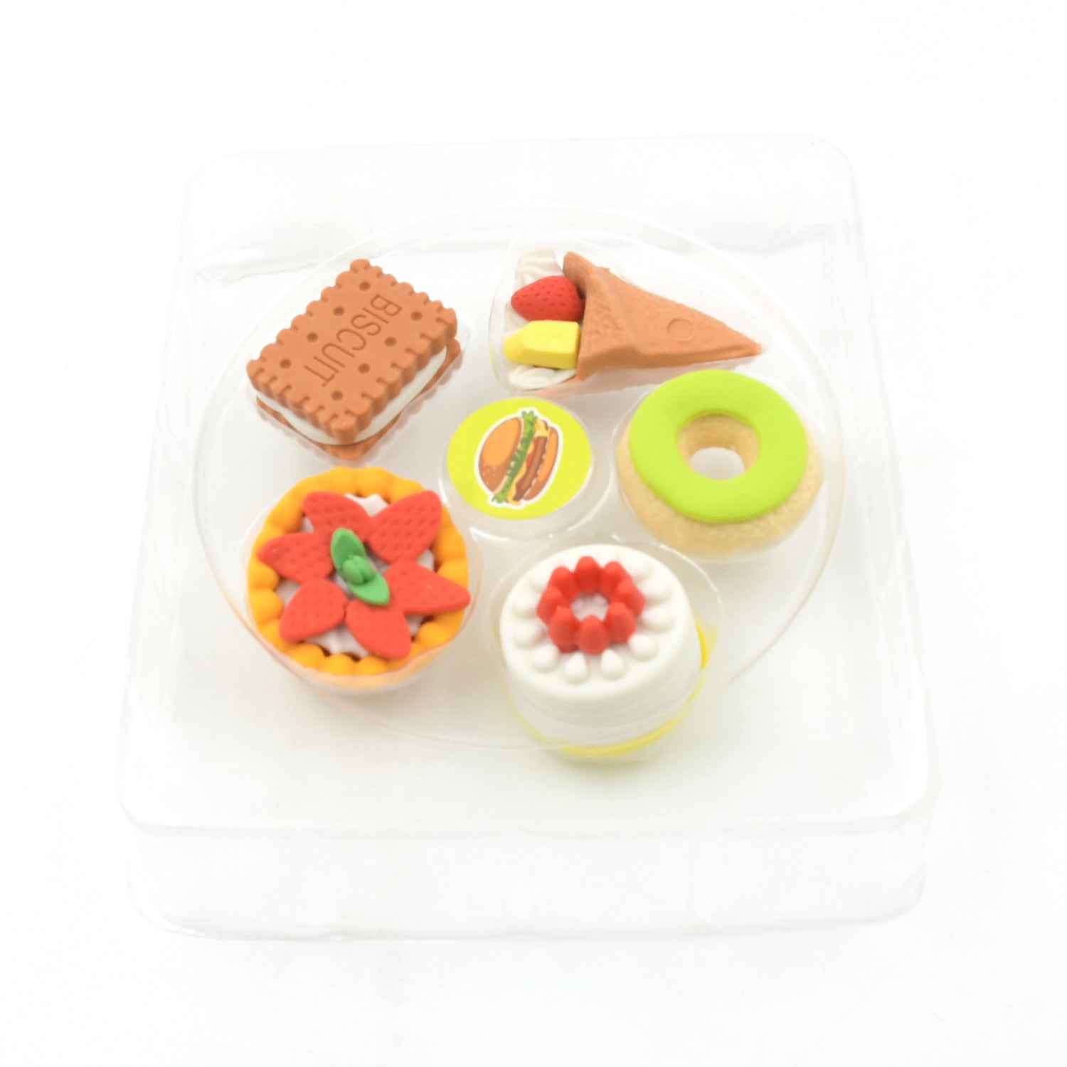 3D Fast Food Fancy & Stylish Colorful Erasers, Mini Eraser Creative Cute Novelty Eraser for Children Different Designs Eraser Set for Return Gift, Birthday Party, School Prize, Fast Food Set Eraser ( 5 pc Set ) - Bhavnagar Deodap