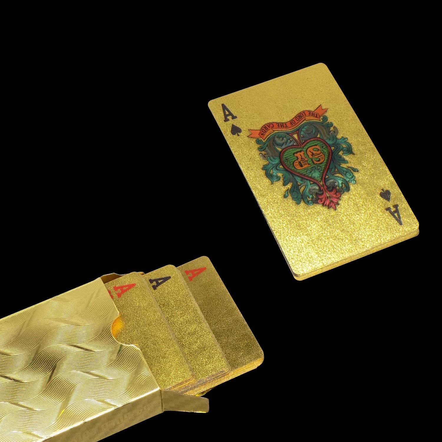 Gold Plated Poker Playing Cards (Golden) - Bhavnagar Deodap