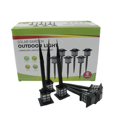 Big Solar Outdoor Lights, 6 Pack Waterproof Solar Pathway Lights, 10 Hrs Long-Lasting LED Landscape Lighting Solar Garden Lights, Solar Lights for Walkway Path Driveway Patio Yard & Lawn (6 Pc Set) - Bhavnagar Deodap