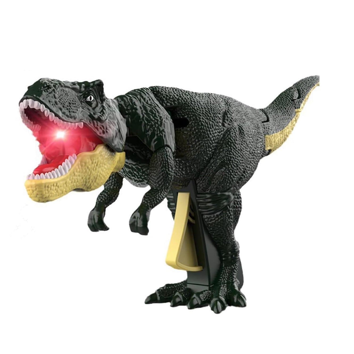 Dinosaur Roaring Toys Trigger, Dinosaurs Toys with Dinosaur Sound Lighting Model Vibrating Head Moving (3 + Years / 1 Pc) - Bhavnagar Deodap