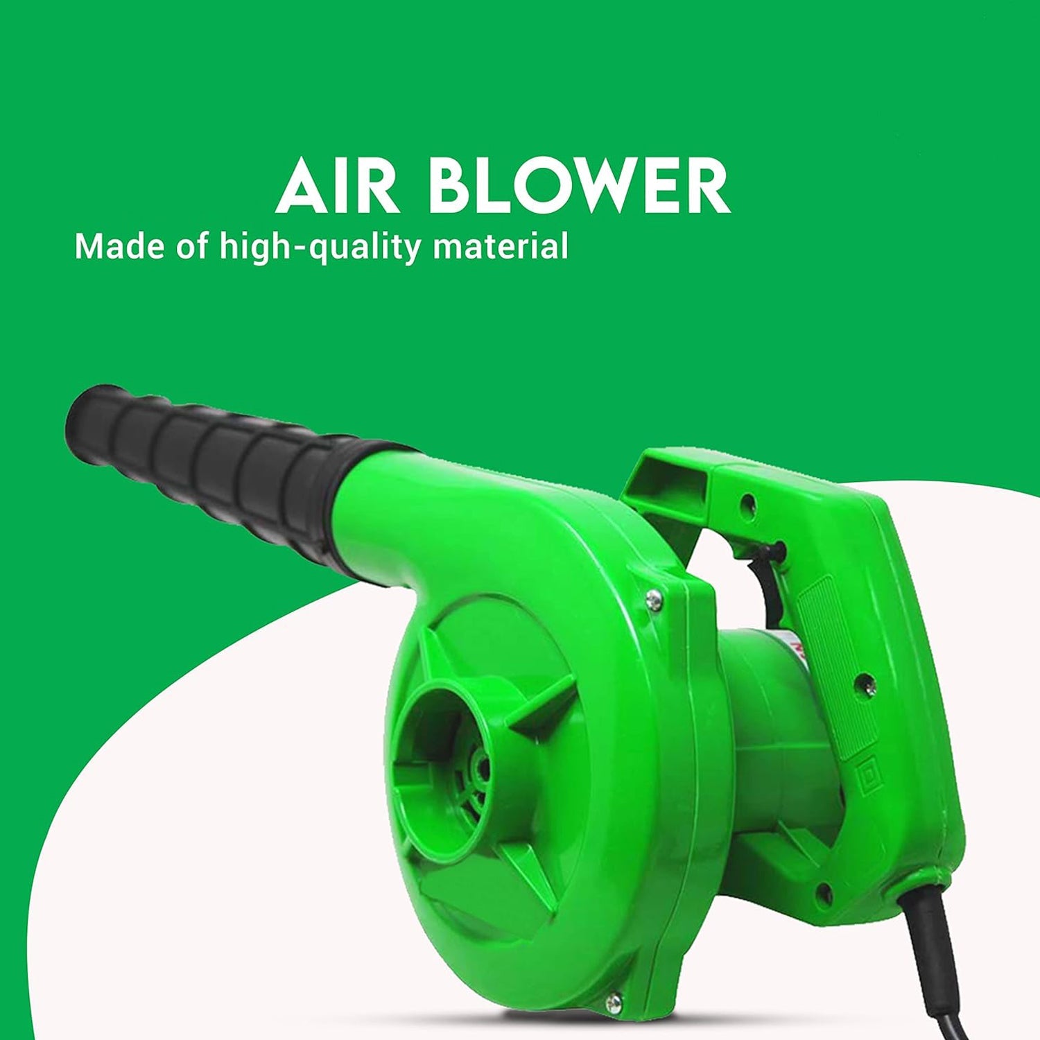 650V Blower Portable rifel Range Heavy Duty air Blower, Electric Air Blower for Home/Office/Car/Pc/Computer Dust/Garage/Patio/Garden Leaf/Trash Cleaning  (350W, 2.3 m3/min, 13000 RPM, Green) - Bhavnagar Deodap