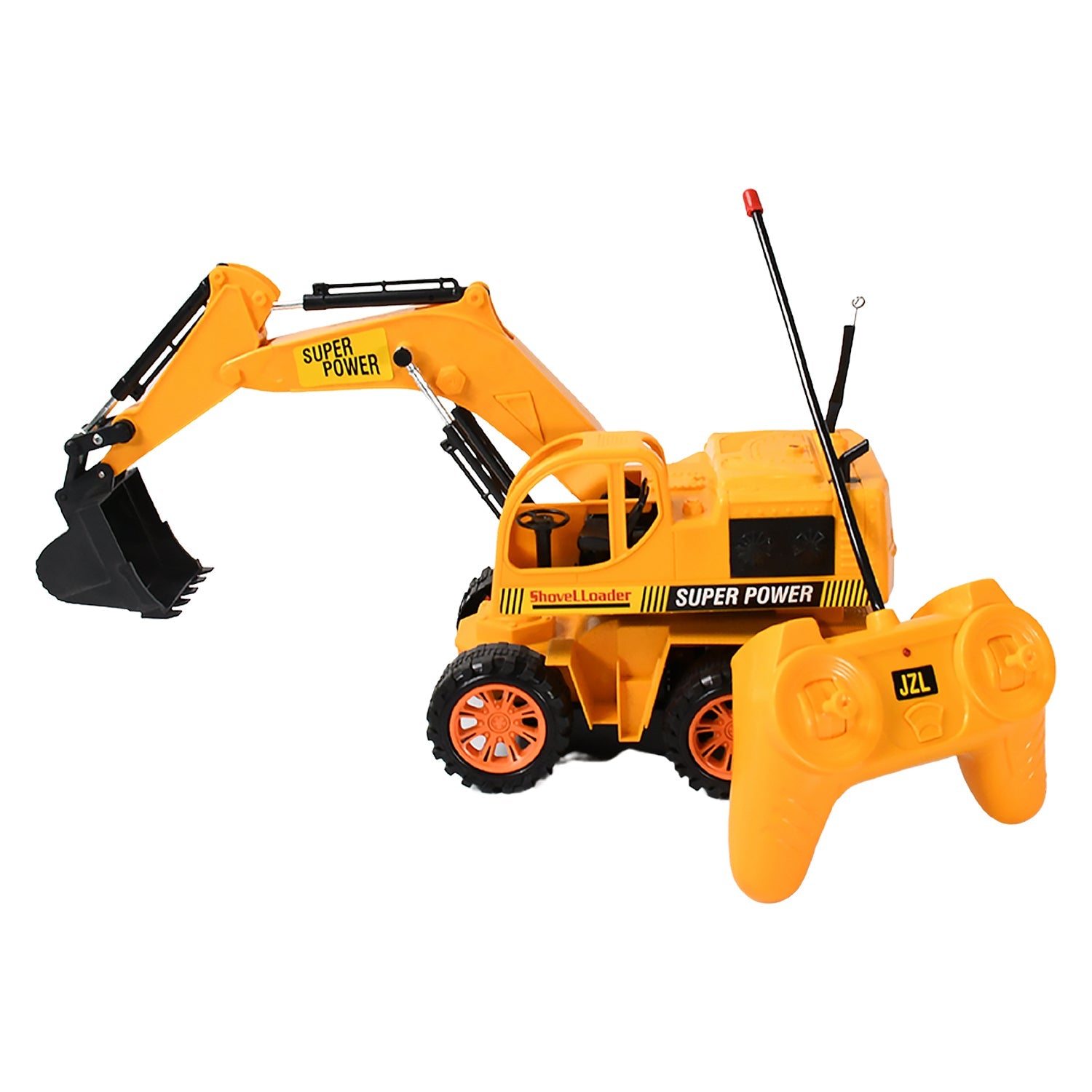 Plastic JCB Construction Toy Remote Control JCB Toys for Kids Boys, Super Power Remote Control JCB Truck Construction Toy (1 Set) - Bhavnagar Deodap